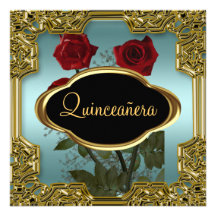 Trullo 5 de la fiesta de cumpleaños de Quinceanera Invitación