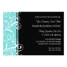 Trullo corporativo de las invitaciones del acontec comunicado personalizado