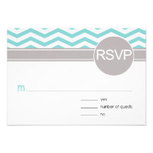 Trullo elegante de Chevron RSVP el | Comunicados
