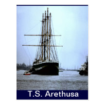 TS Arethusa, dejando Upnor Postal