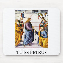 Tu Es Petrus Mousepad Alfombrilla De Raton