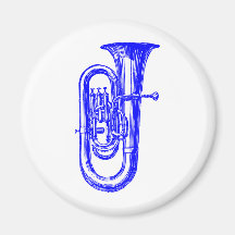 Tuba azul imanes  