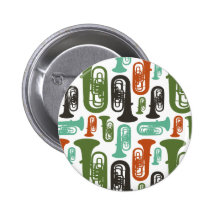 Tuba retra Patttern Pin