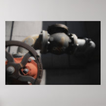 Tubo abierto poster