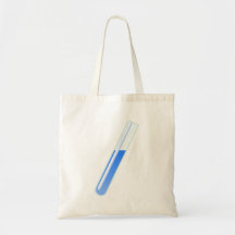 Tubo de ensayo de la ciencia de la química bolsa de mano