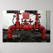 Tubo rojo poster