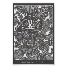 Tubo Zentangle. por Ariana R. Cherry Cojinete