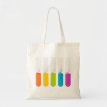 Tubos de ensayo de la ciencia de la química bolsa