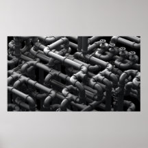 Tubos del monstruo poster
