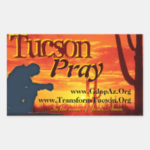 Tucson ruega pegatina