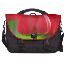 Tulipán rojo bolsas para portátil