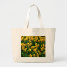 Tulipanes amarillos de Holanda Bolsas De Mano