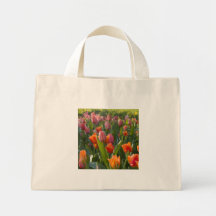 Tulipanes Bolsa Lienzo