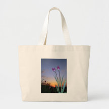 Tulipanes púrpuras bolsa