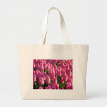 Tulipanes rosados bolsas