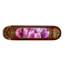 Tulipanes - rosados y tulipanes púrpuras tablas de patinar