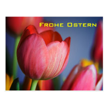 Tulpen de memoria • Oster-Postkarte Tarjeta Postal