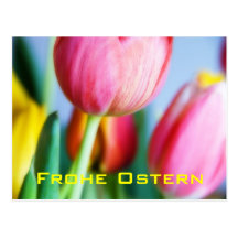 Tulpen de memoria • Oster-Postkarte Tarjeta Postal