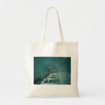Túnel azul del hielo bolsas de mano
