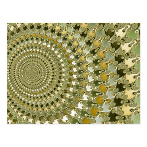 Túnel del trance - postal del fractal