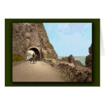 Túnel negro de la cueva. Condado tarjetas de Antri