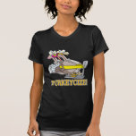 Turkeycize que ejercita el dibujo animado del pavo camisetas