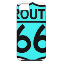 turquesa de la ruta 66 iPhone 5 Case-Mate cárcasa