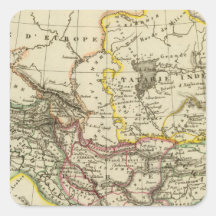 Turquía asiática, Persia, Afganistán Colcomanias Cuadradass