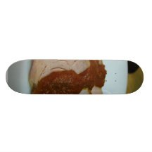 Turquía con la salsa del topo de la calabaza tablas de skate