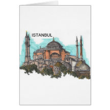 Turquía Estambul Hagia Sophia (por St.K) Tarjeta