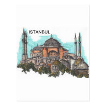 Turquía Estambul Hagia Sophia (por St.K) Tarjetas Postales