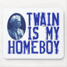 Twain es mi Homeboy Tapetes De Ratones