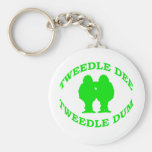 Tweedle Dee y Tweedle Dum Llavero Personalizado
