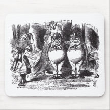 Tweedledee y Tweedledum Alfombrillas De Raton
