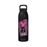 tween del punk del chica del emo botella de beber