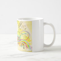 Tweety en arco iris tazas