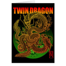 TWIN DRAGON グリーティング・カード