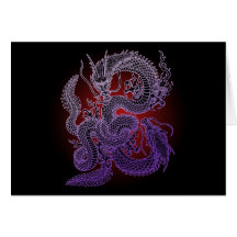 Twin-dragon(P) グリーティング・カード