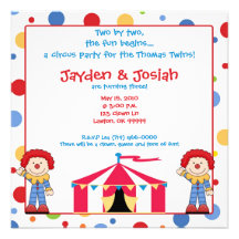 twinbday. Dos por dos, la diversión comienza… Invitación Personalizada