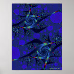 Twirlers Rojo-inclinados Posters