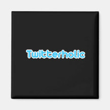 Twitterholic Imán De Frigorifico