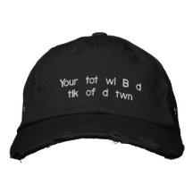 txttots.com bordó el gorra apenado del tipo de tel gorro bordado