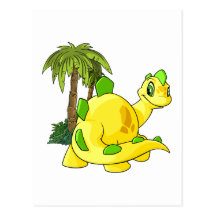 Tyrannian Chomby amarillo que mira Tarjeta Postal