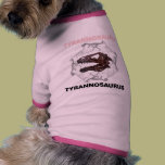 tyrannosaurus ropa para mascotas