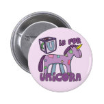 U está para el botón del unicornio