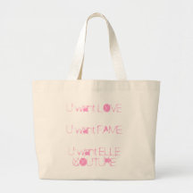 U quiere AMOR +U quiere FAMA +U quiere COSTURAS de Bolsa