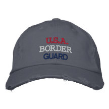 U.S.A. GUARDIA FRONTERIZO GORRA BORDADA