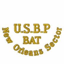 U.S.B.P, sector de New Orleans, PALO Camiseta Polo Bordada