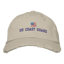 U.S. Gorra bordado del guardacostas Gorros Bordados