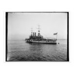 U.S.S. Vintage del acorazado c1902 de Alabama Postal